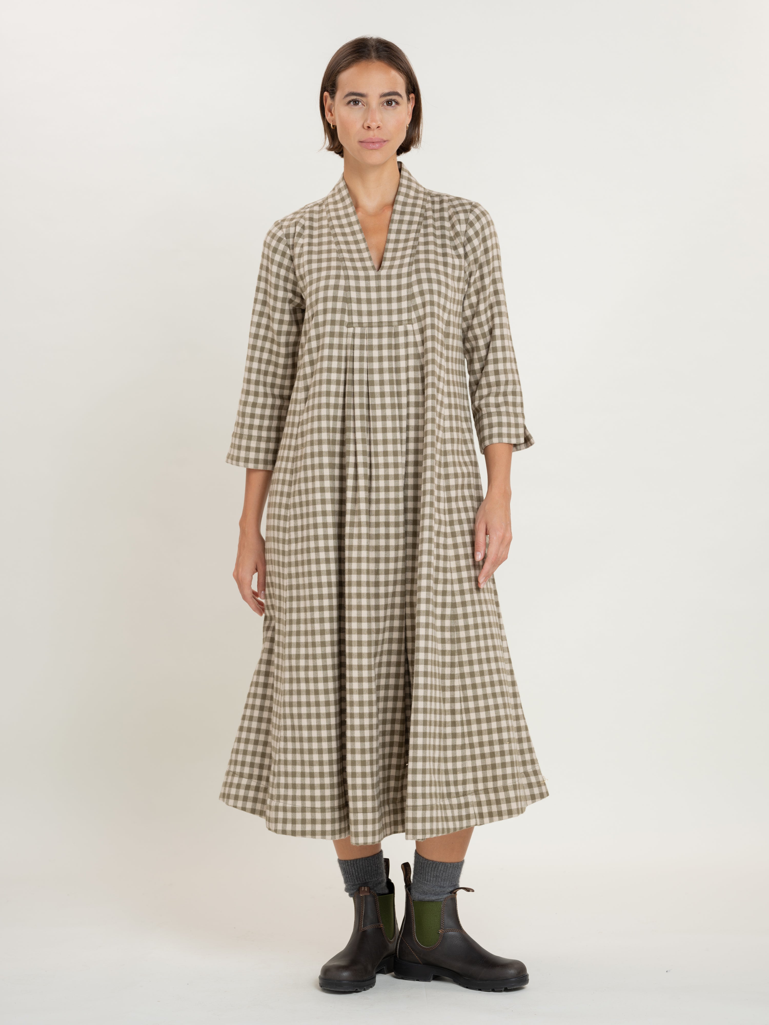 The Check Easy Winter Dress