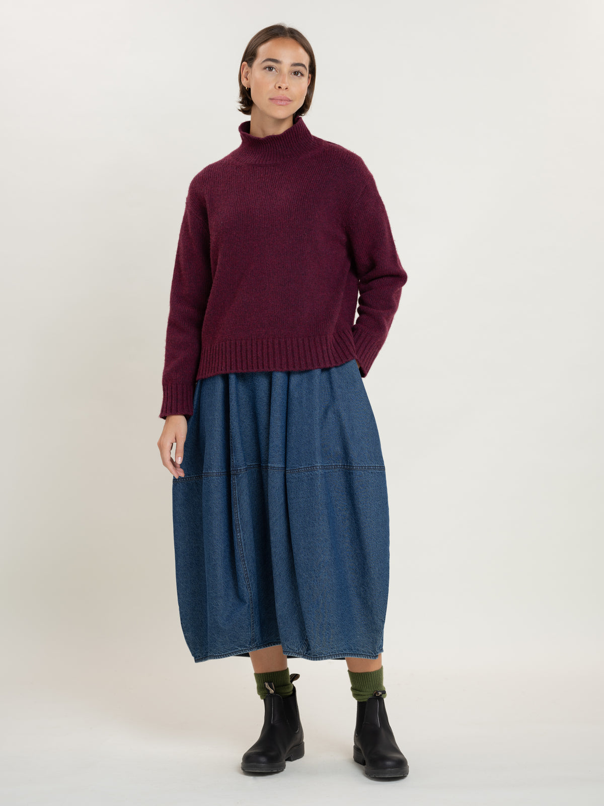 #colour_Burgundy Fleck - Wool