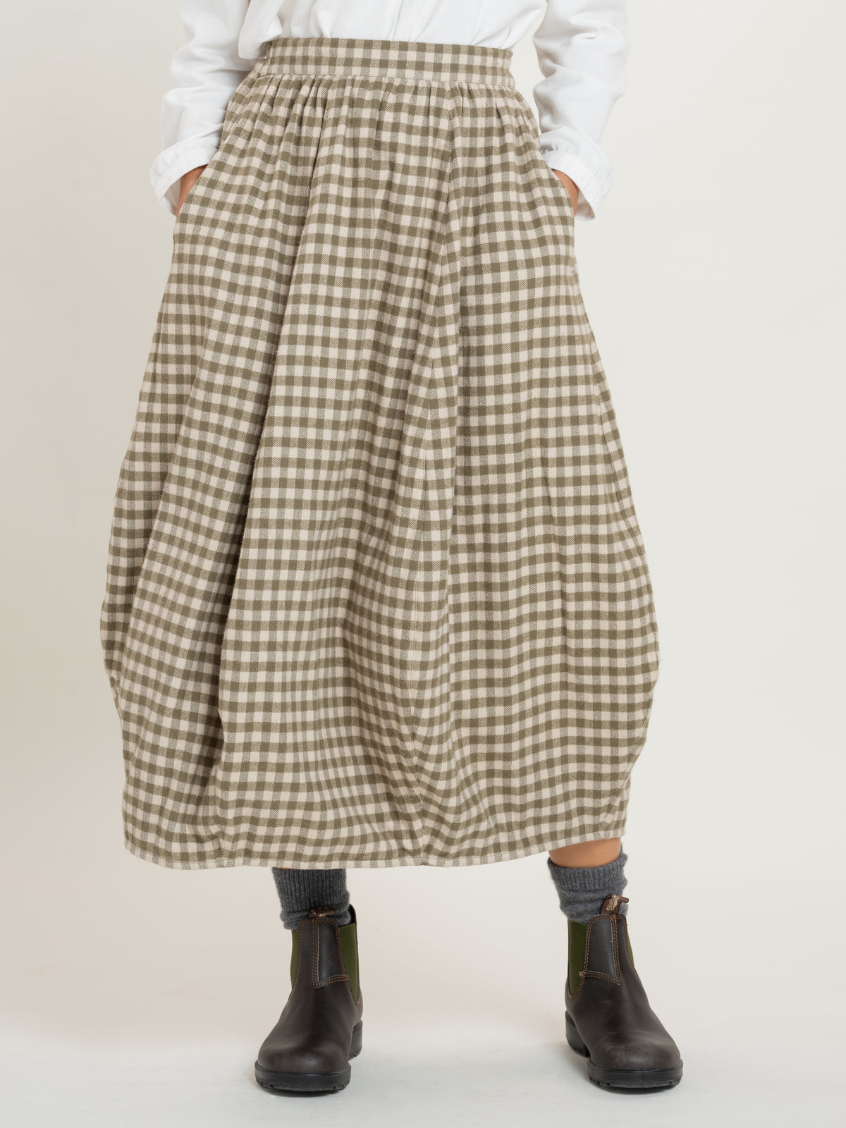 The Check Tulip Skirt