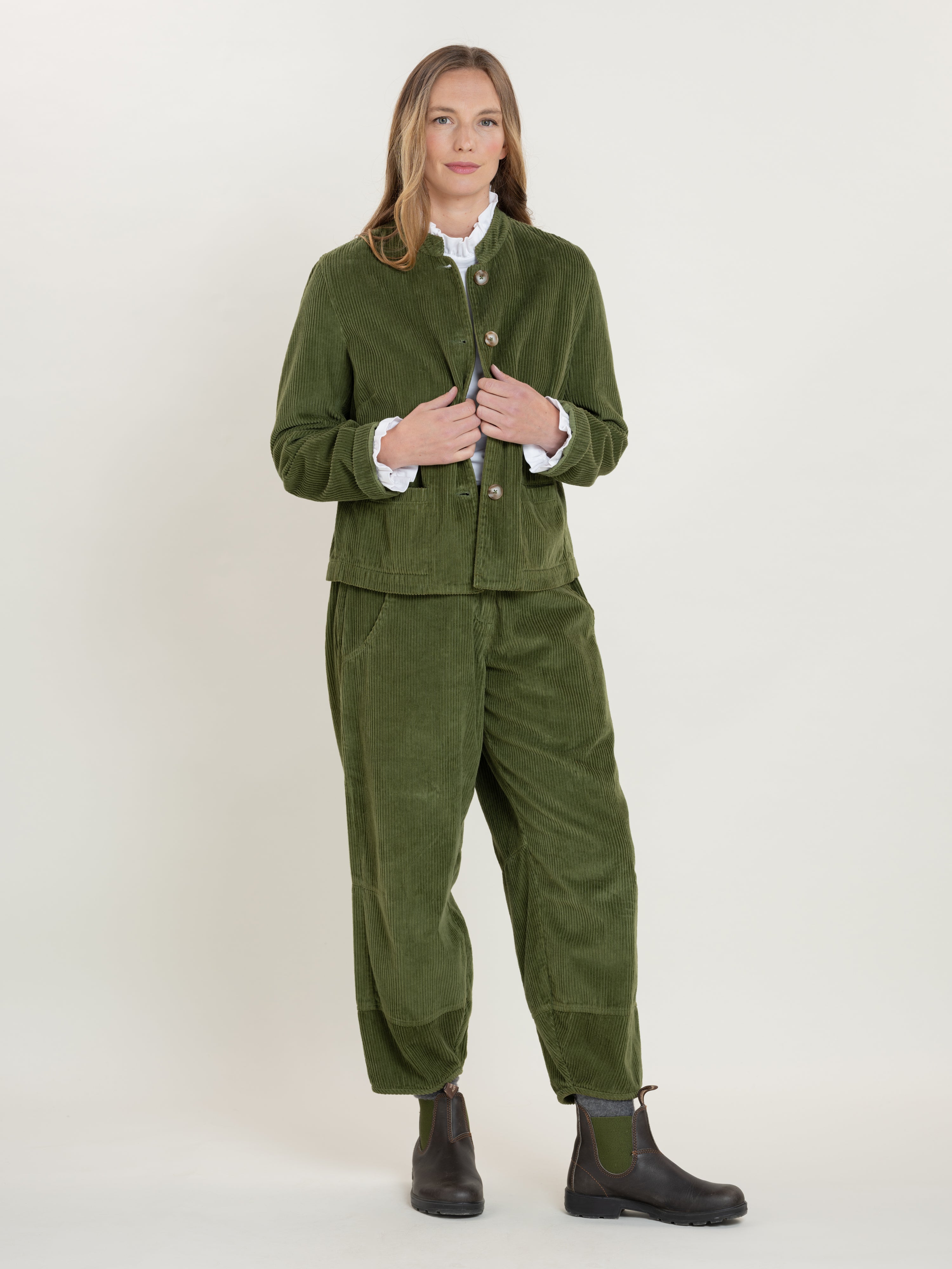 #colour_Moss - Washed Jumbocord