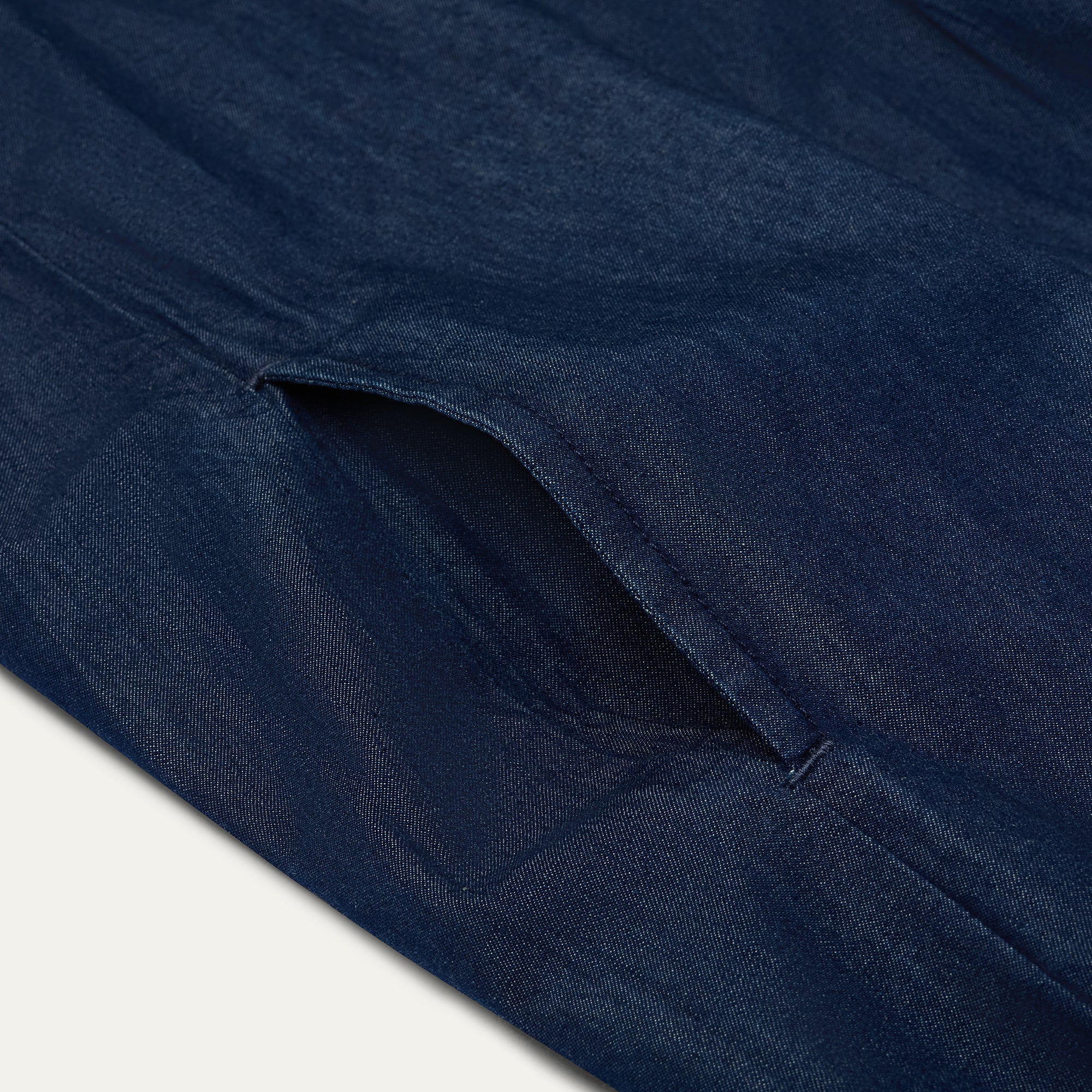 The Lightweight Denim Sleeveless Pintuck