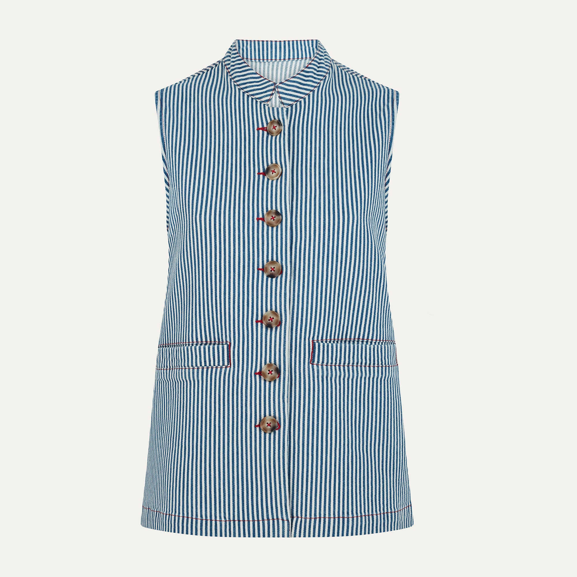 The Striped Willa Waistcoat