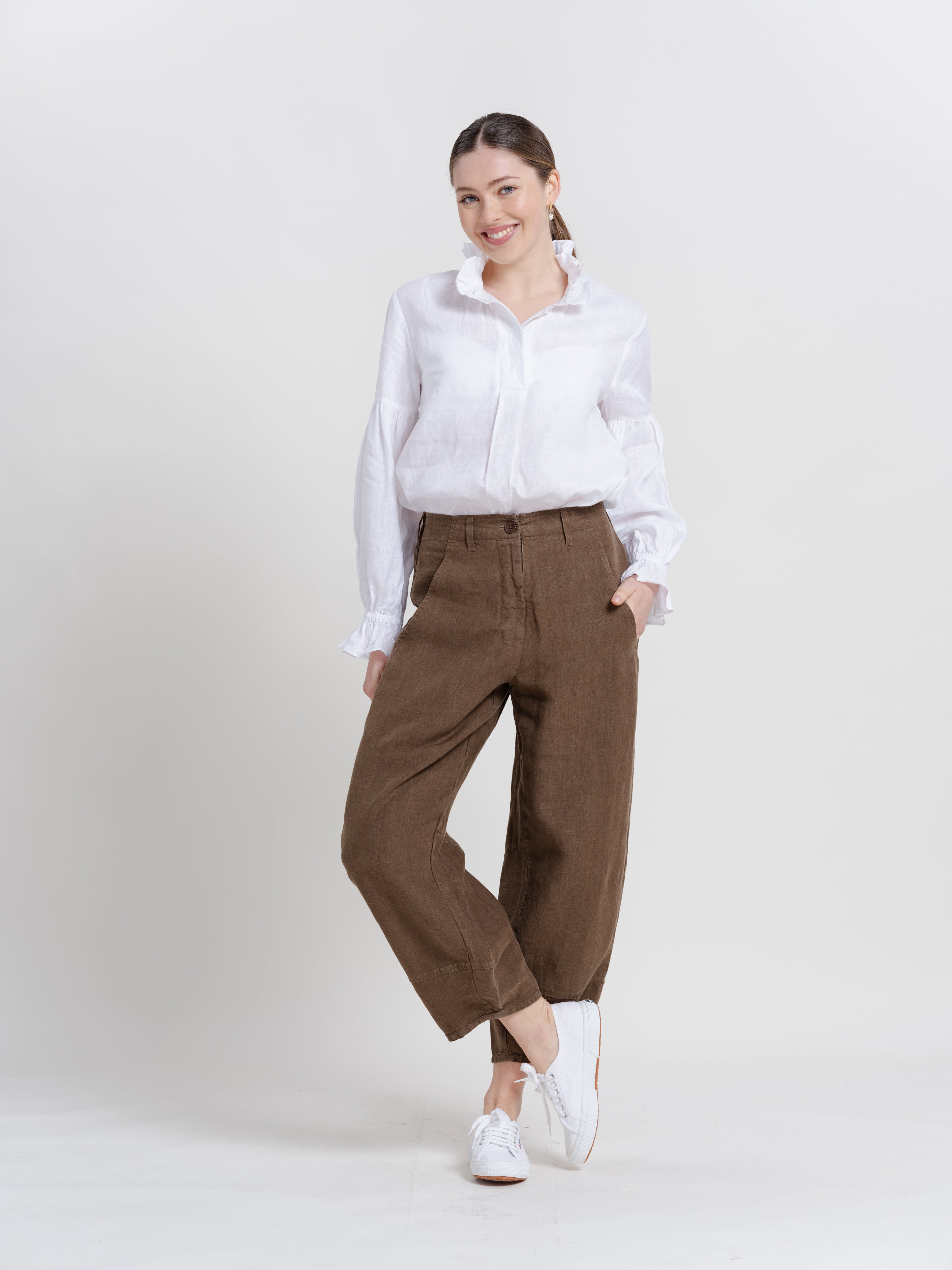 The Lightweight Linen Edwardian Shirt