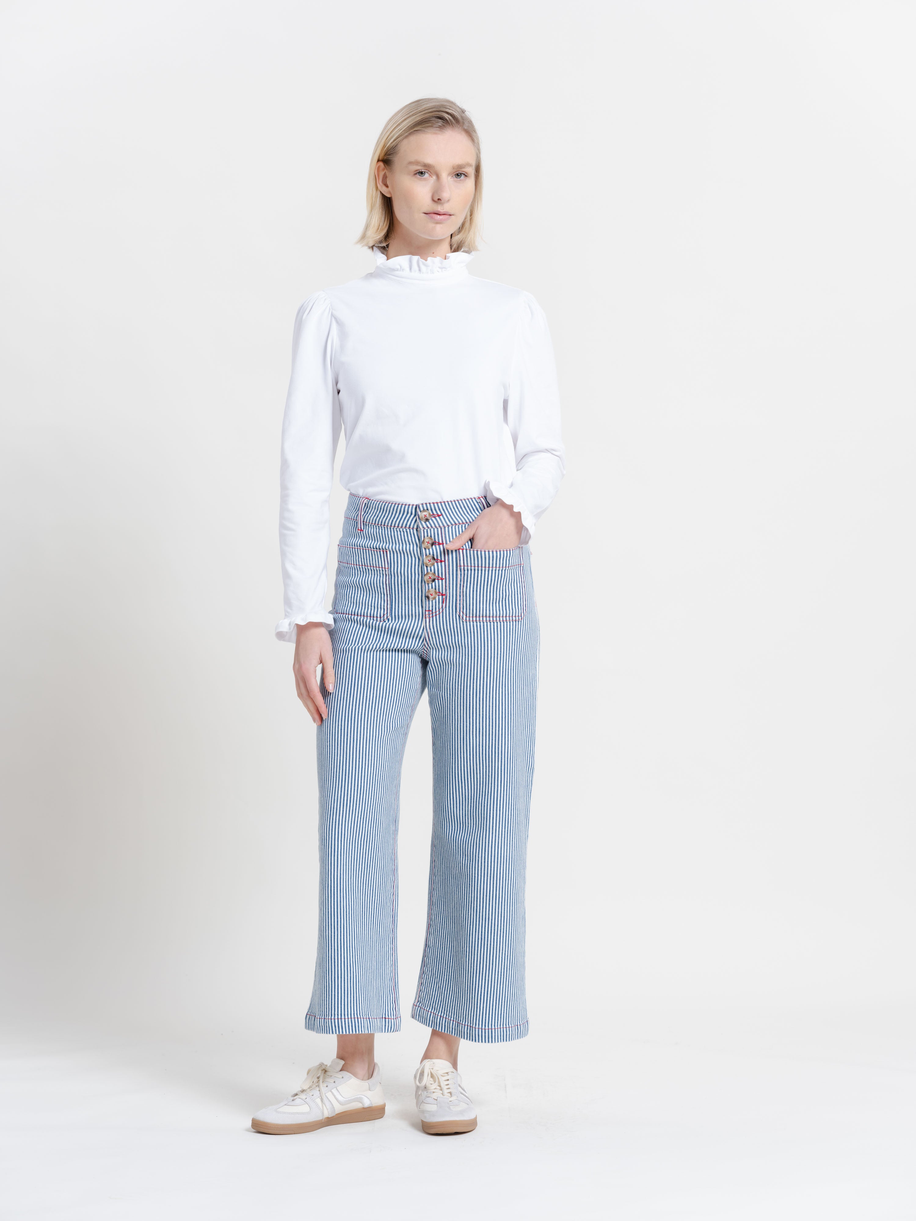 The Jersey Ruffle Top