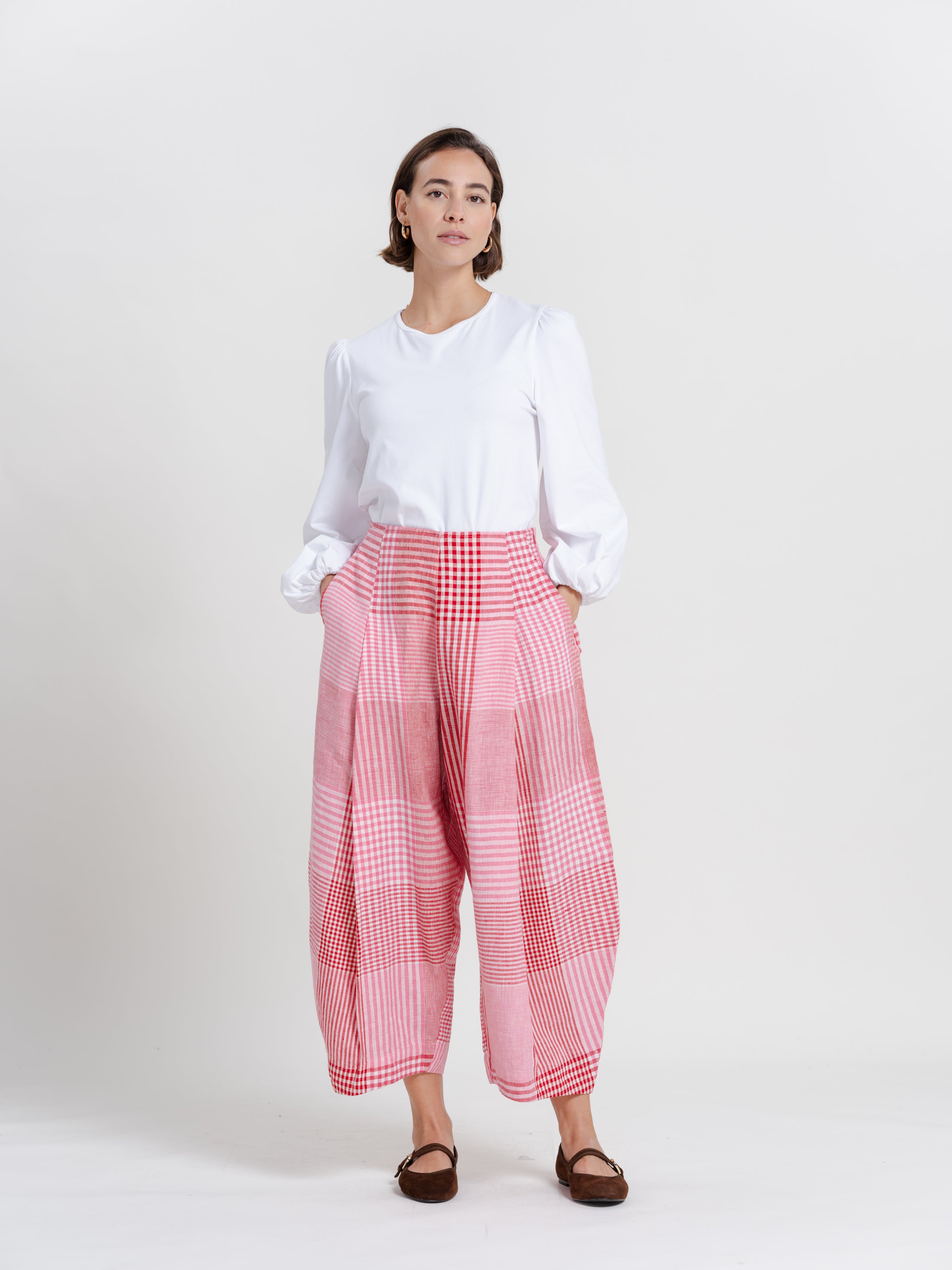 The Irregular Check Hector Trousers