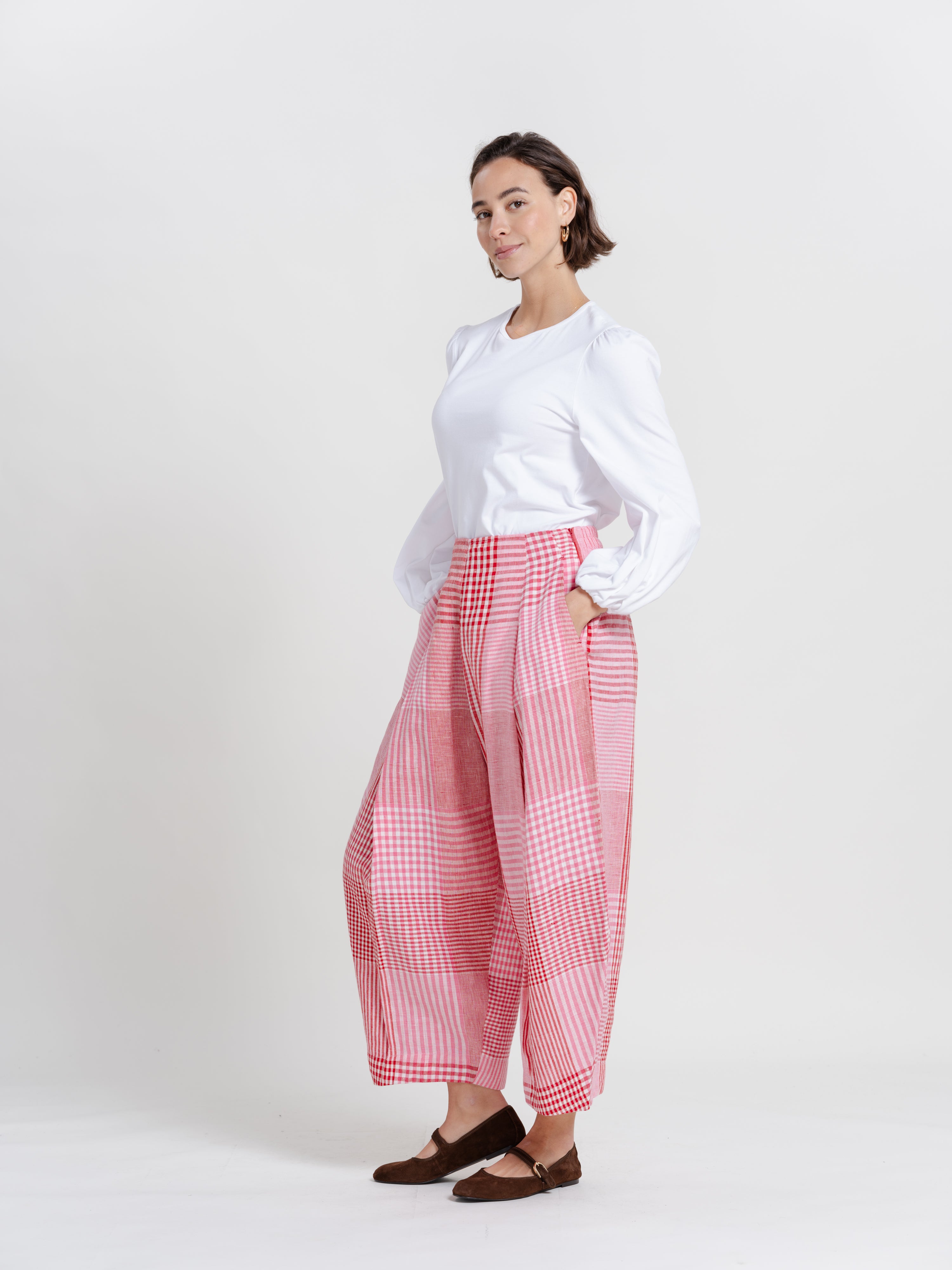 The Irregular Check Hector Trousers