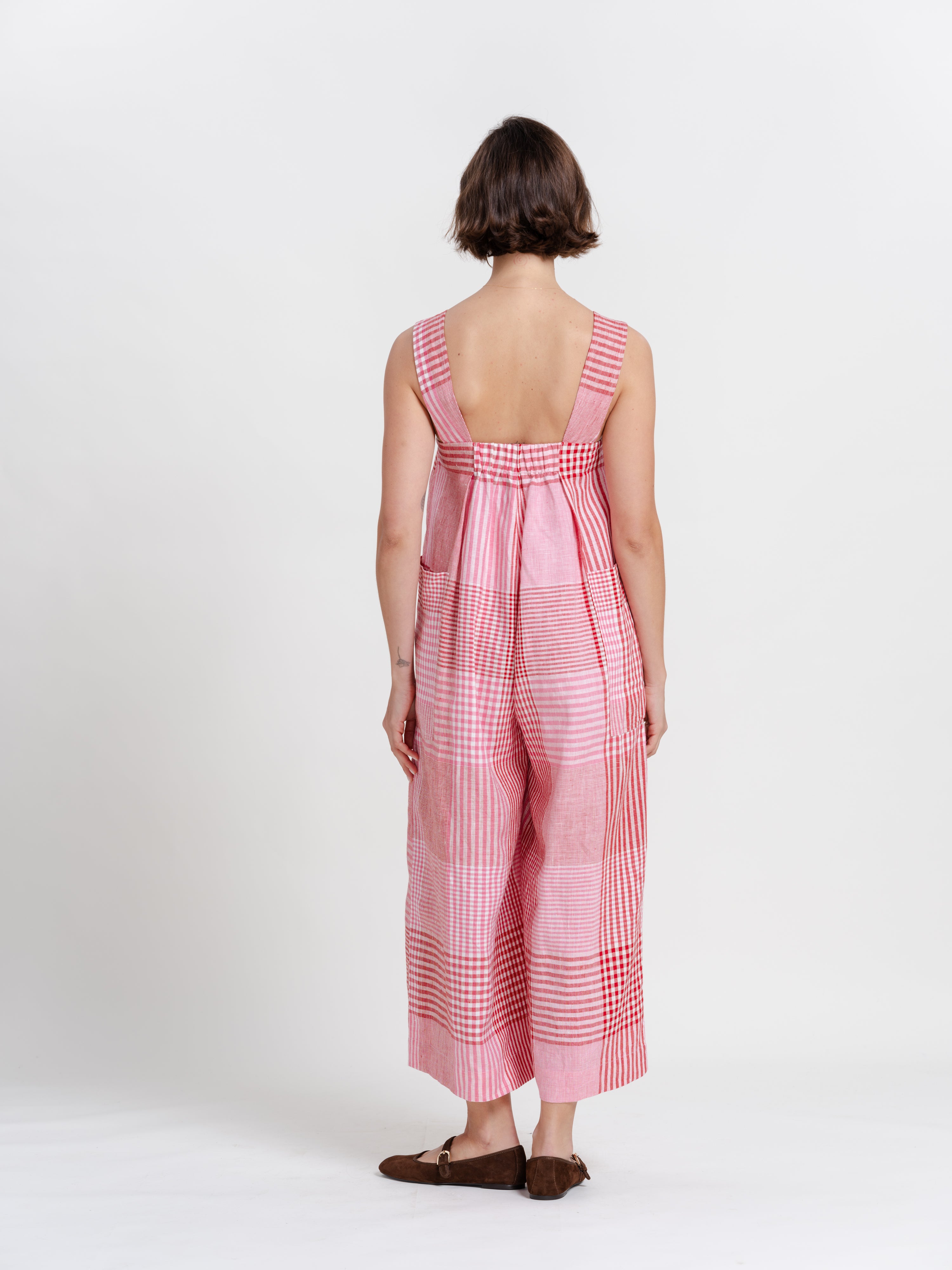 The Irregular Check Jumpsuit