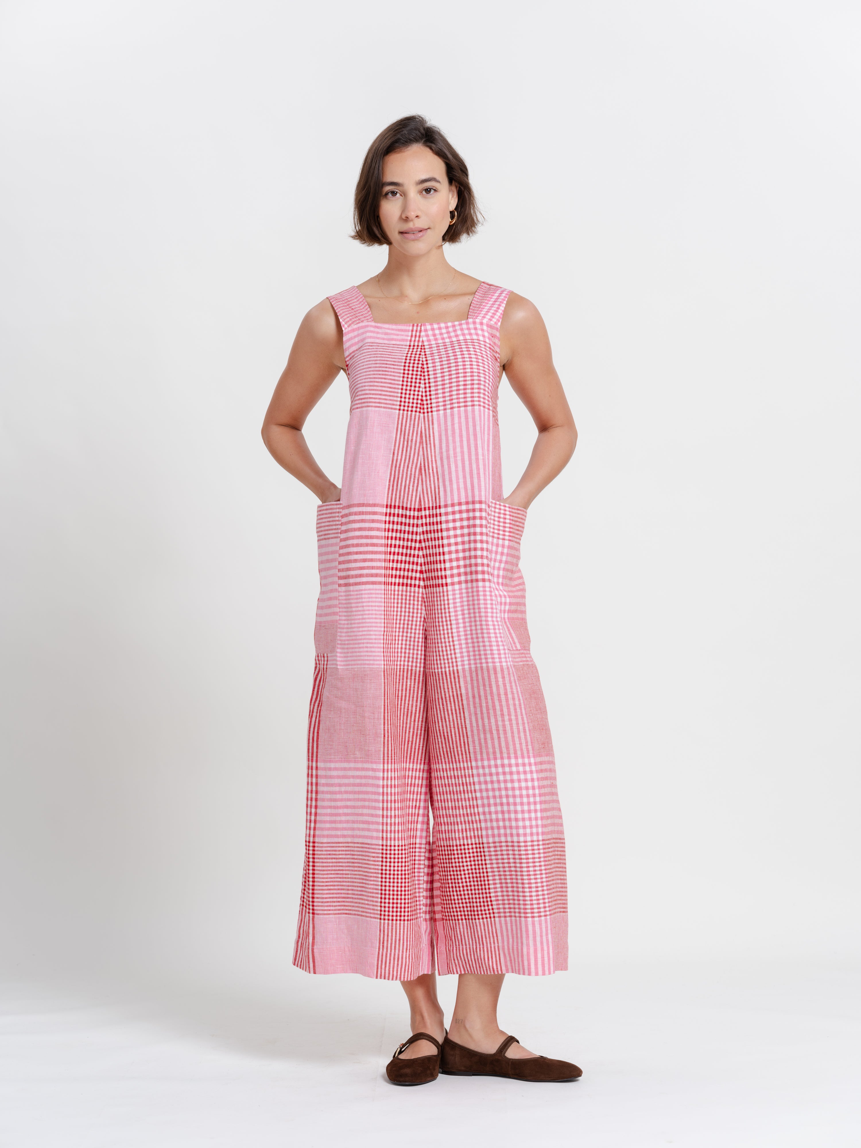 The Irregular Check Jumpsuit