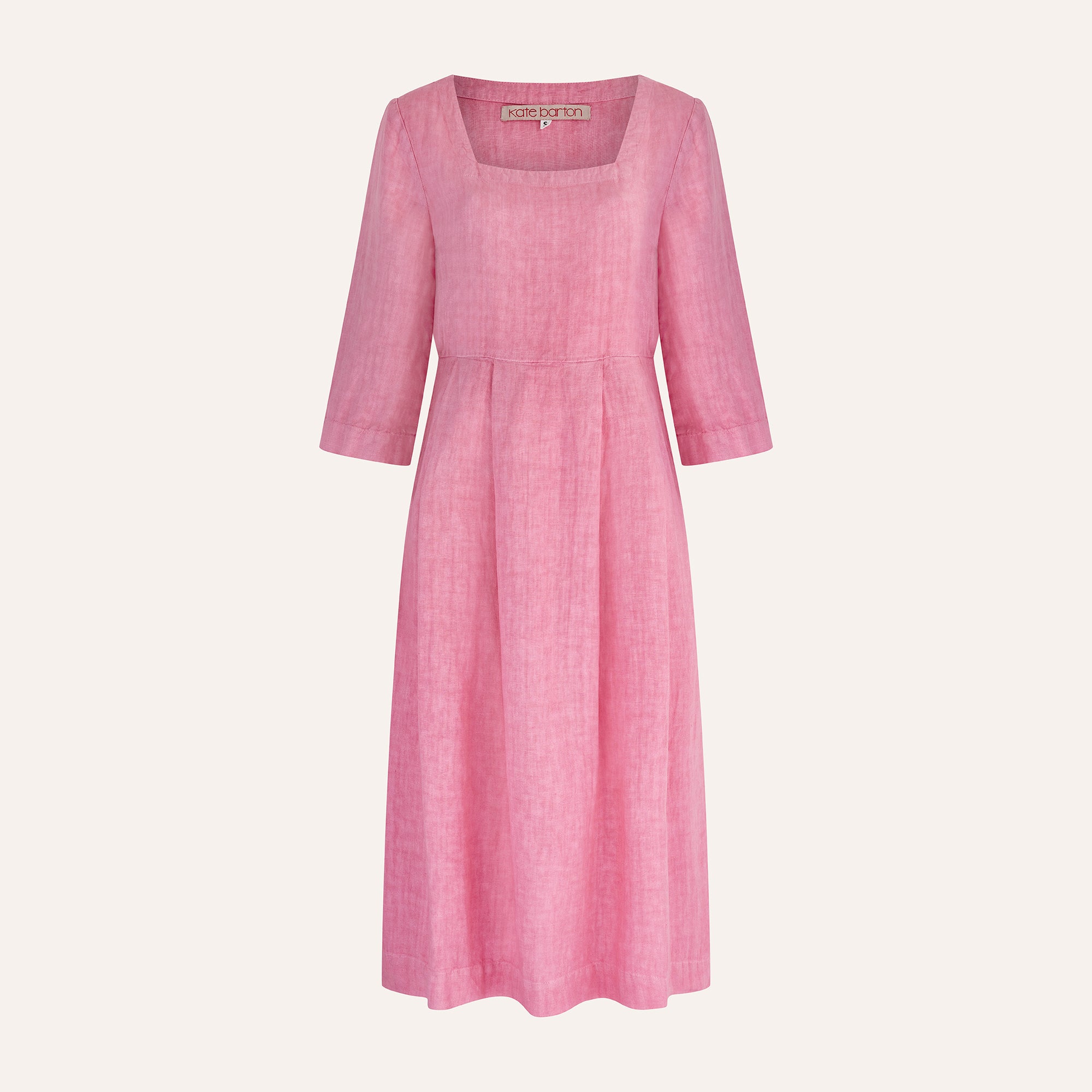 Kate Barton Women's Summer Dress | Blue Floral | Pink | Azure | Cotton