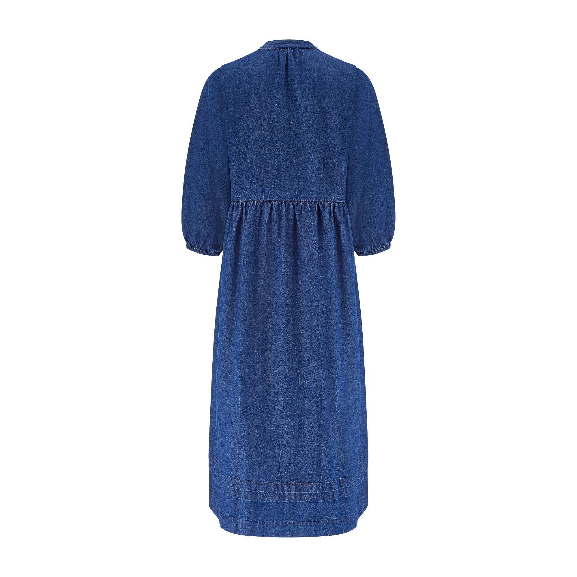 The Tassel Denim Front Dress