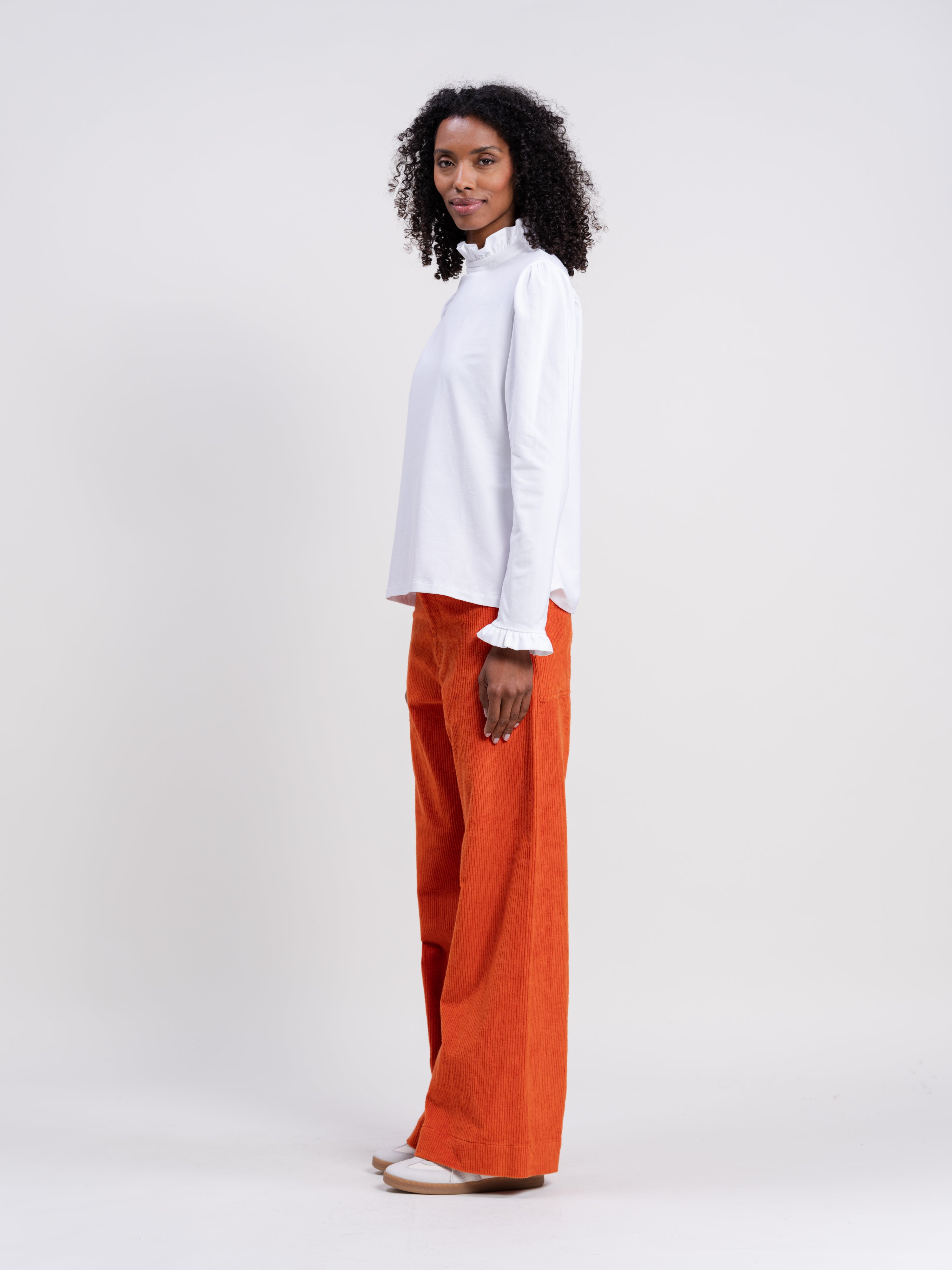 The Jersey Ruffle Top