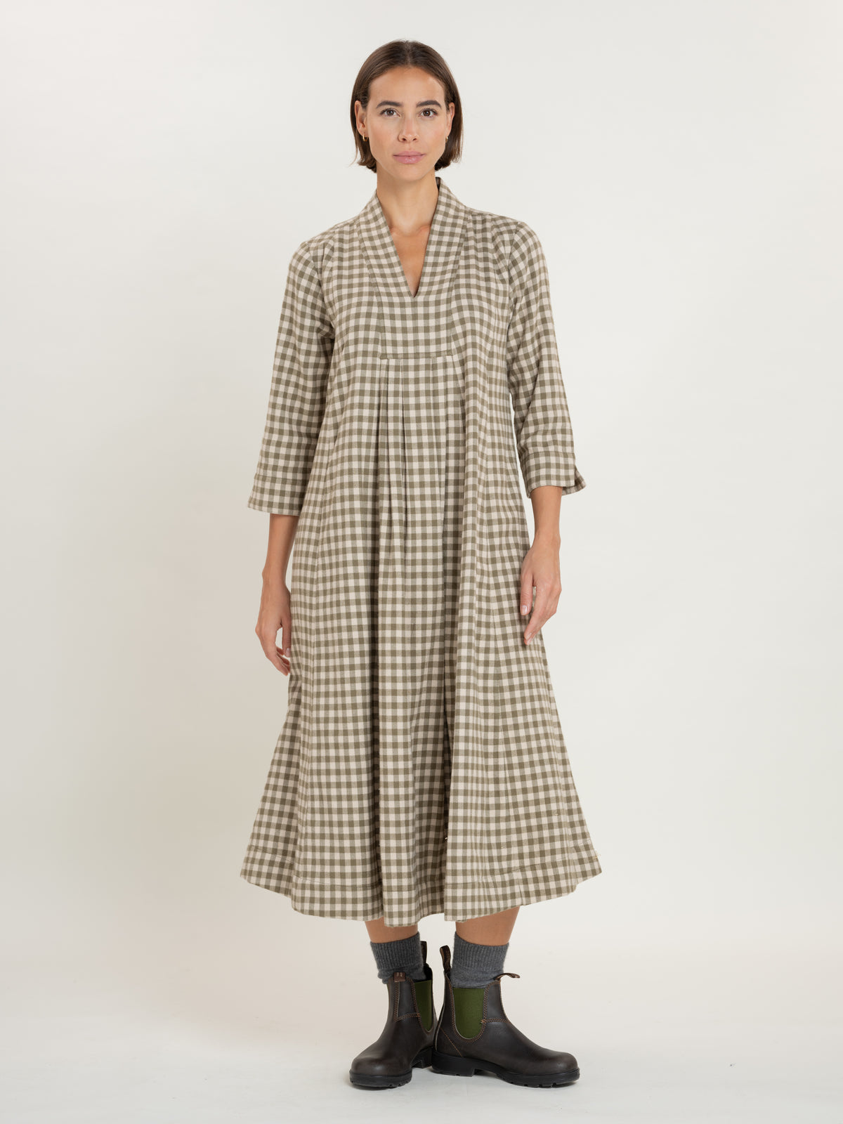 The Check Easy Winter Dress