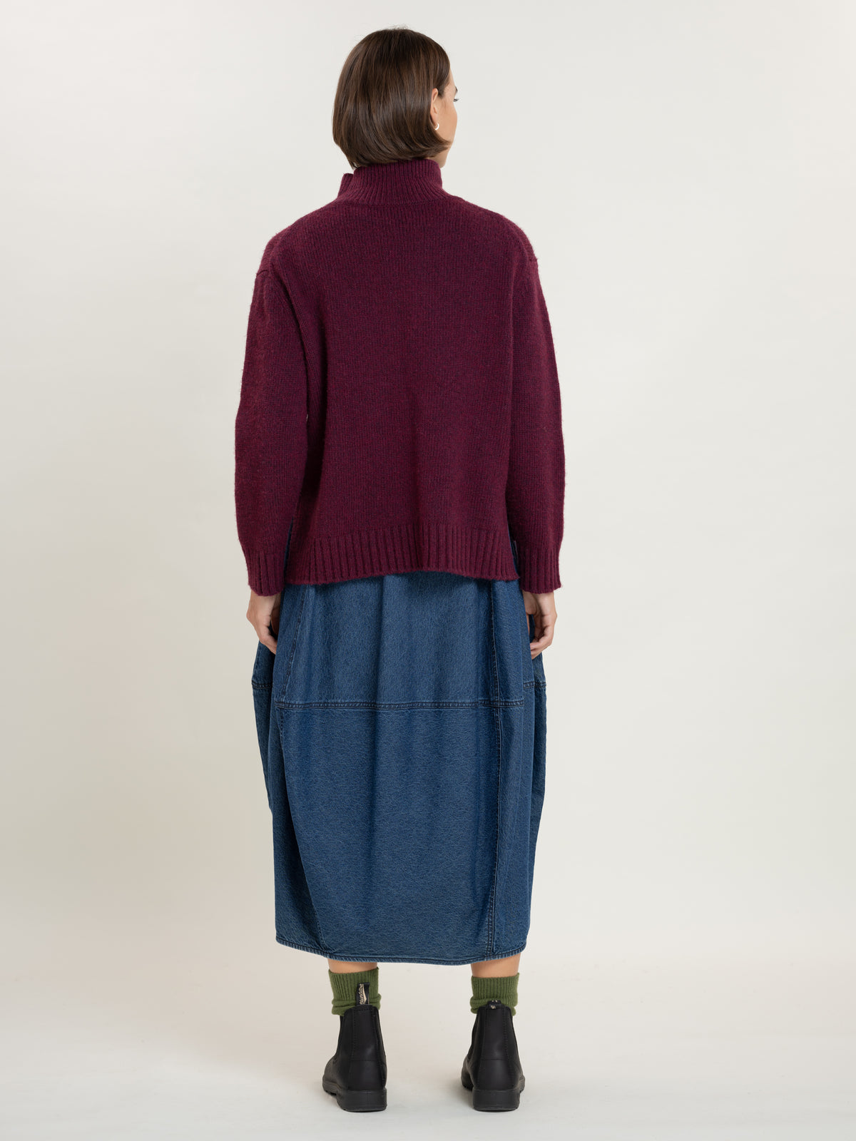 #colour_Burgundy Fleck - Wool