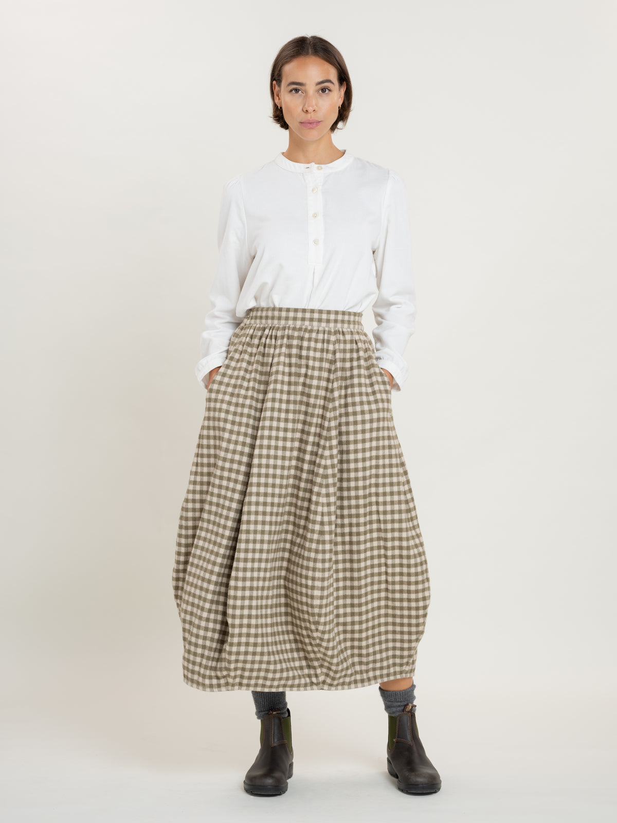 The Check Tulip Skirt