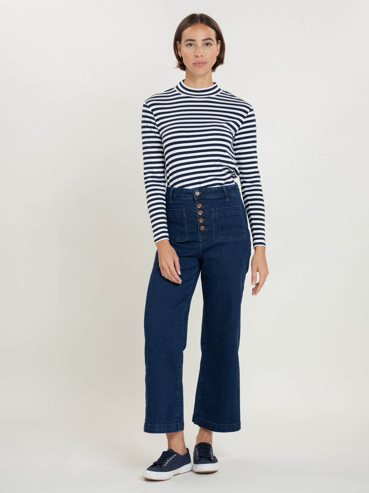 #colour_Navy/White Stripe - Cotton