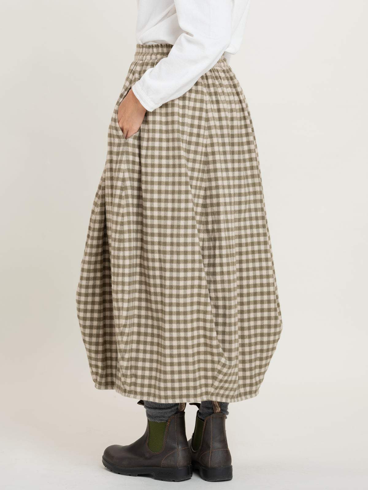 The Check Tulip Skirt