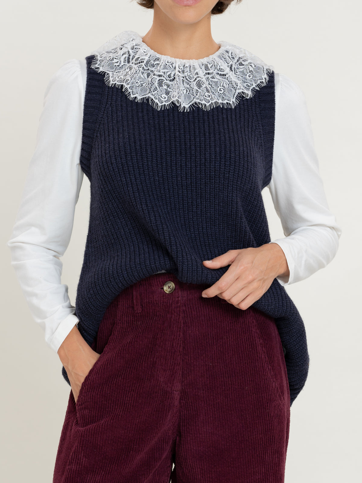 #colour_Navy - Wool/Cashmere
