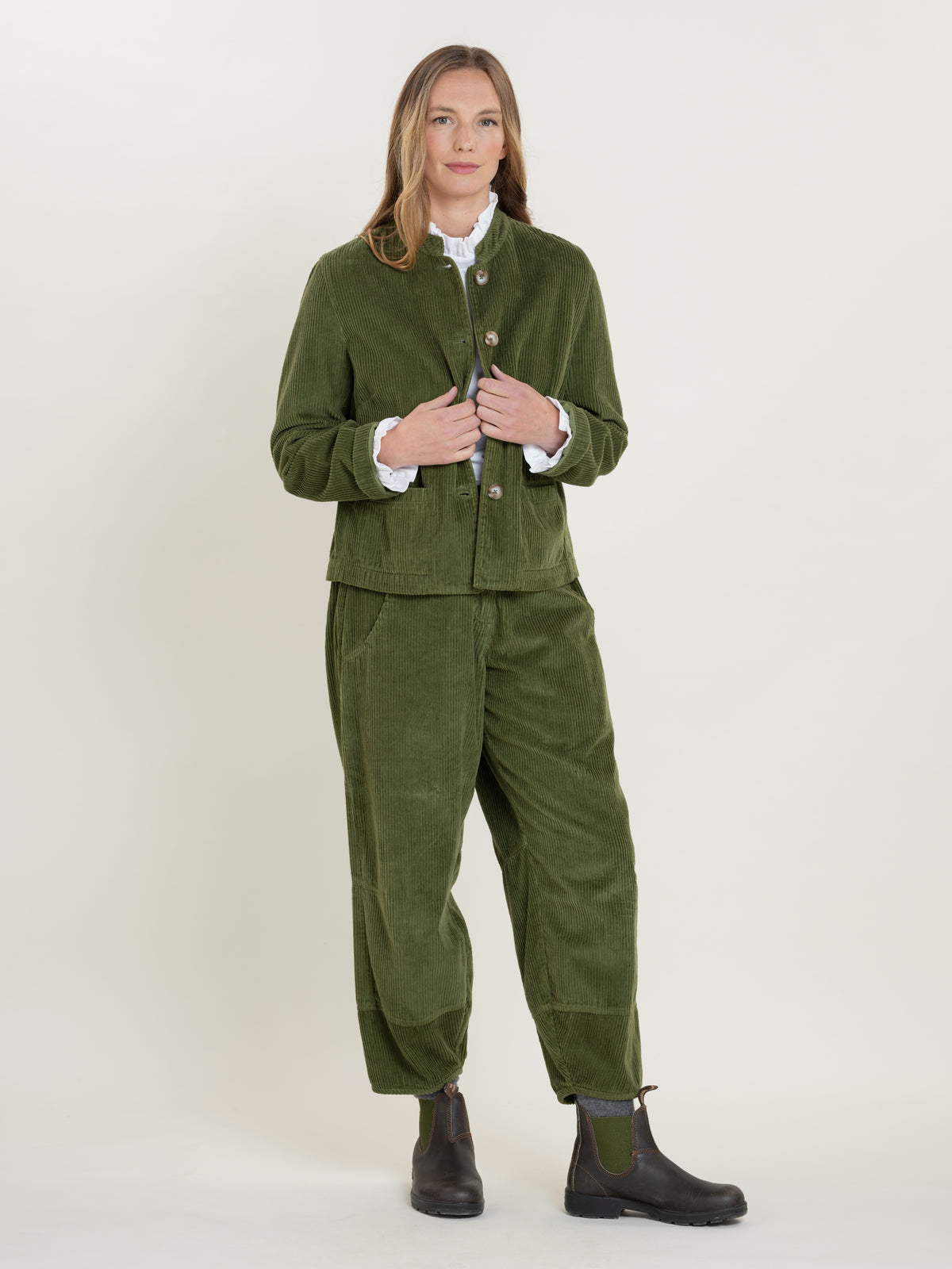 #colour_Moss - Washed Jumbocord
