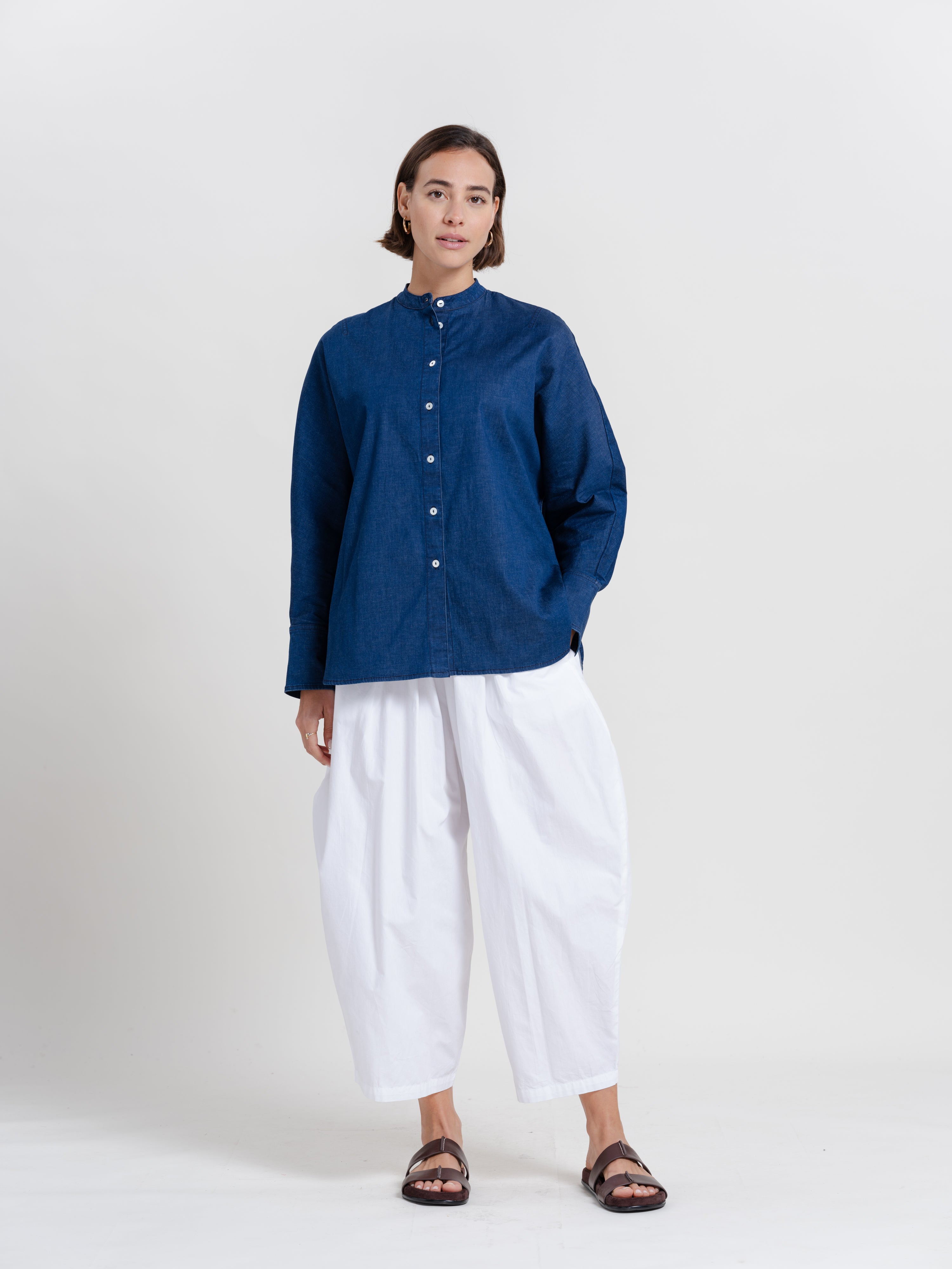 The Lightweight Denim Poet Shirt