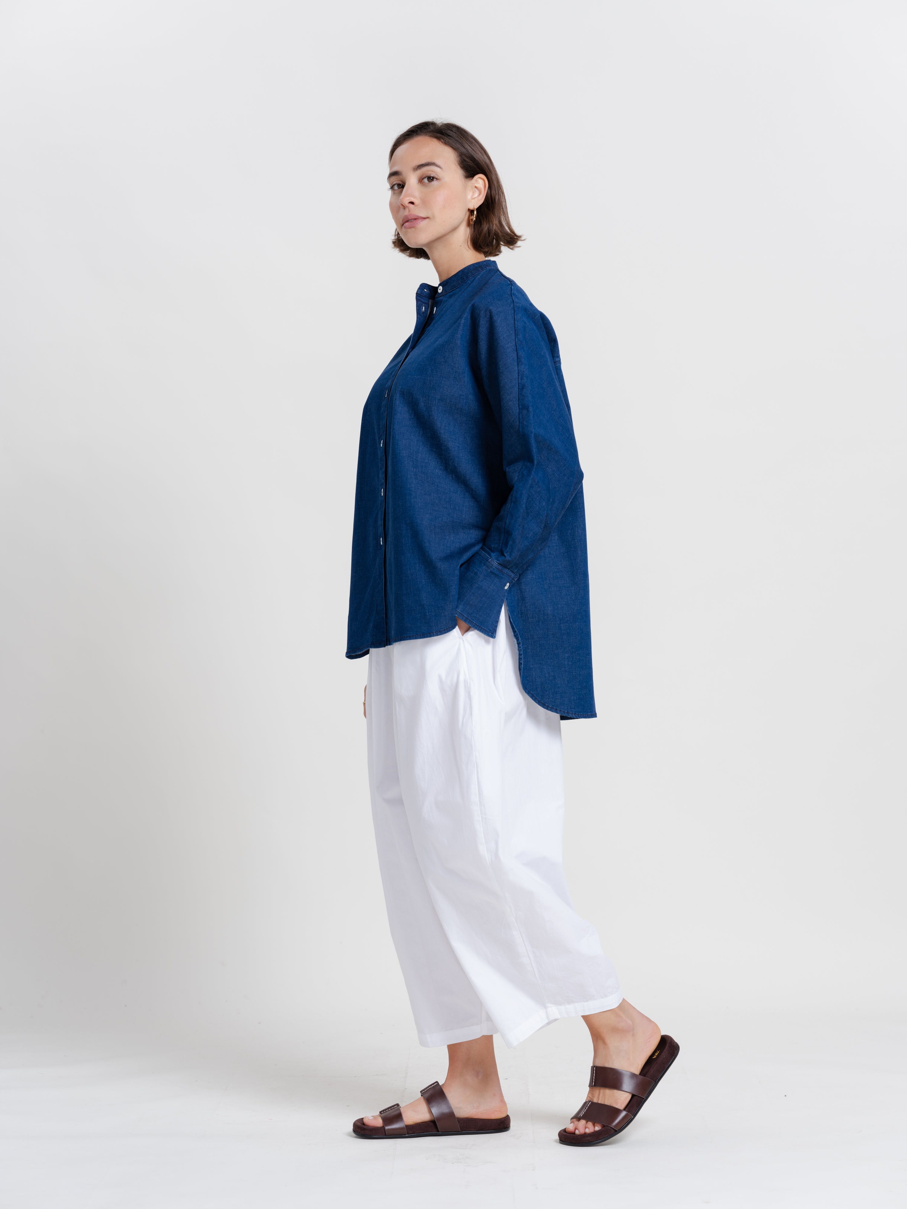 The Lightweight Denim Poet Shirt
