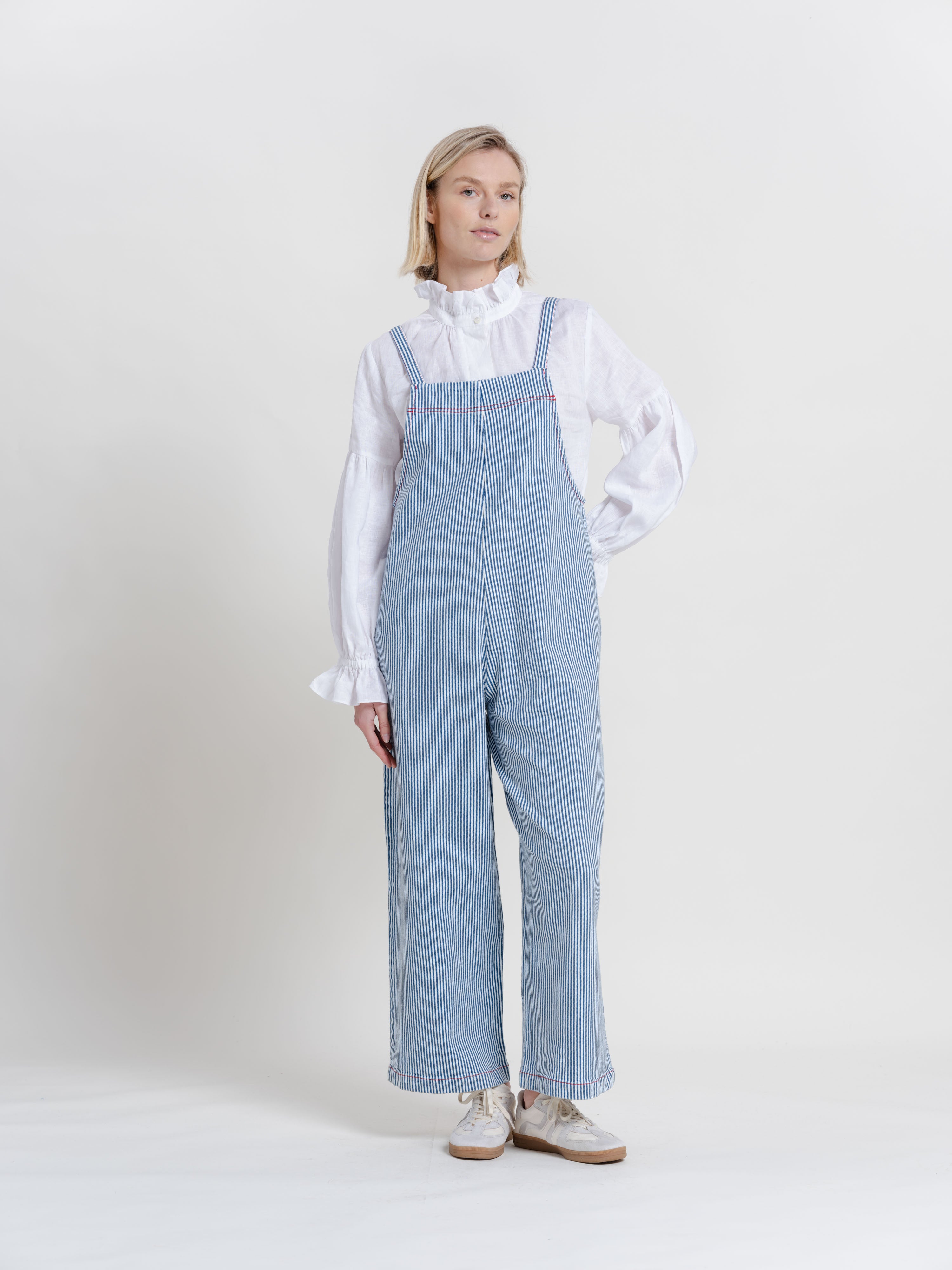 The Striped Dungarees