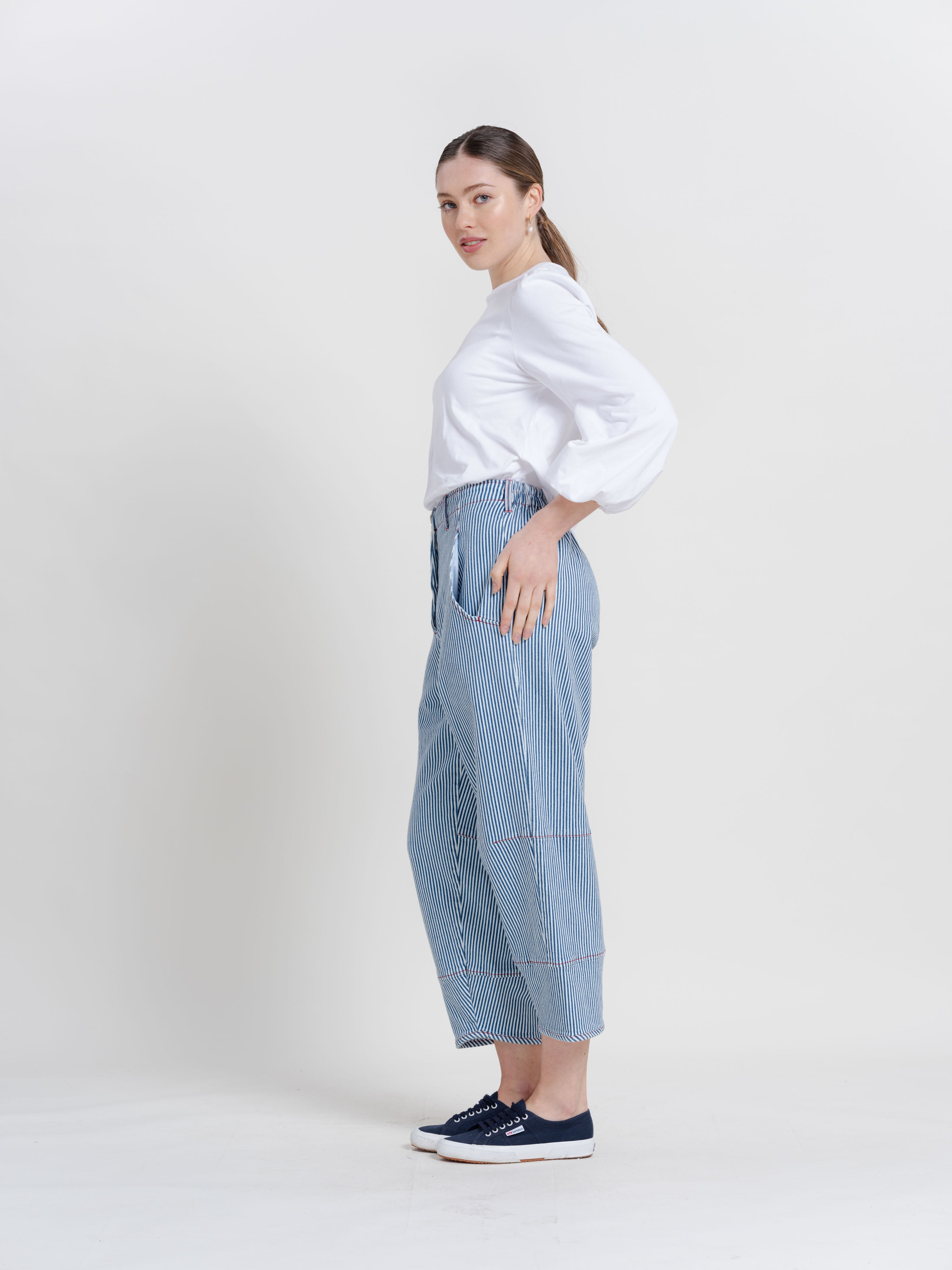The Striped Workwear Trousers