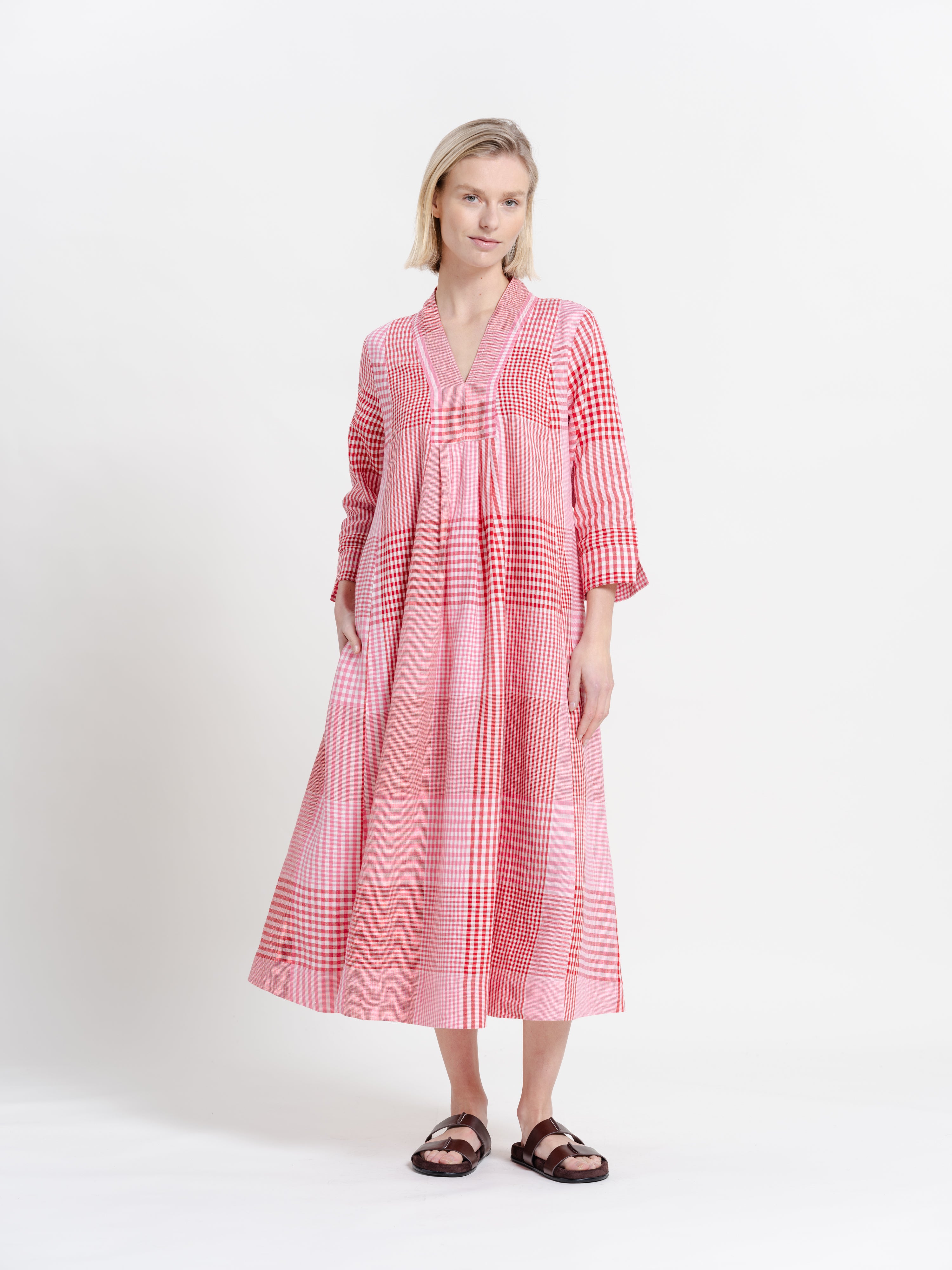 The Irregular Check Easy Summer Dress