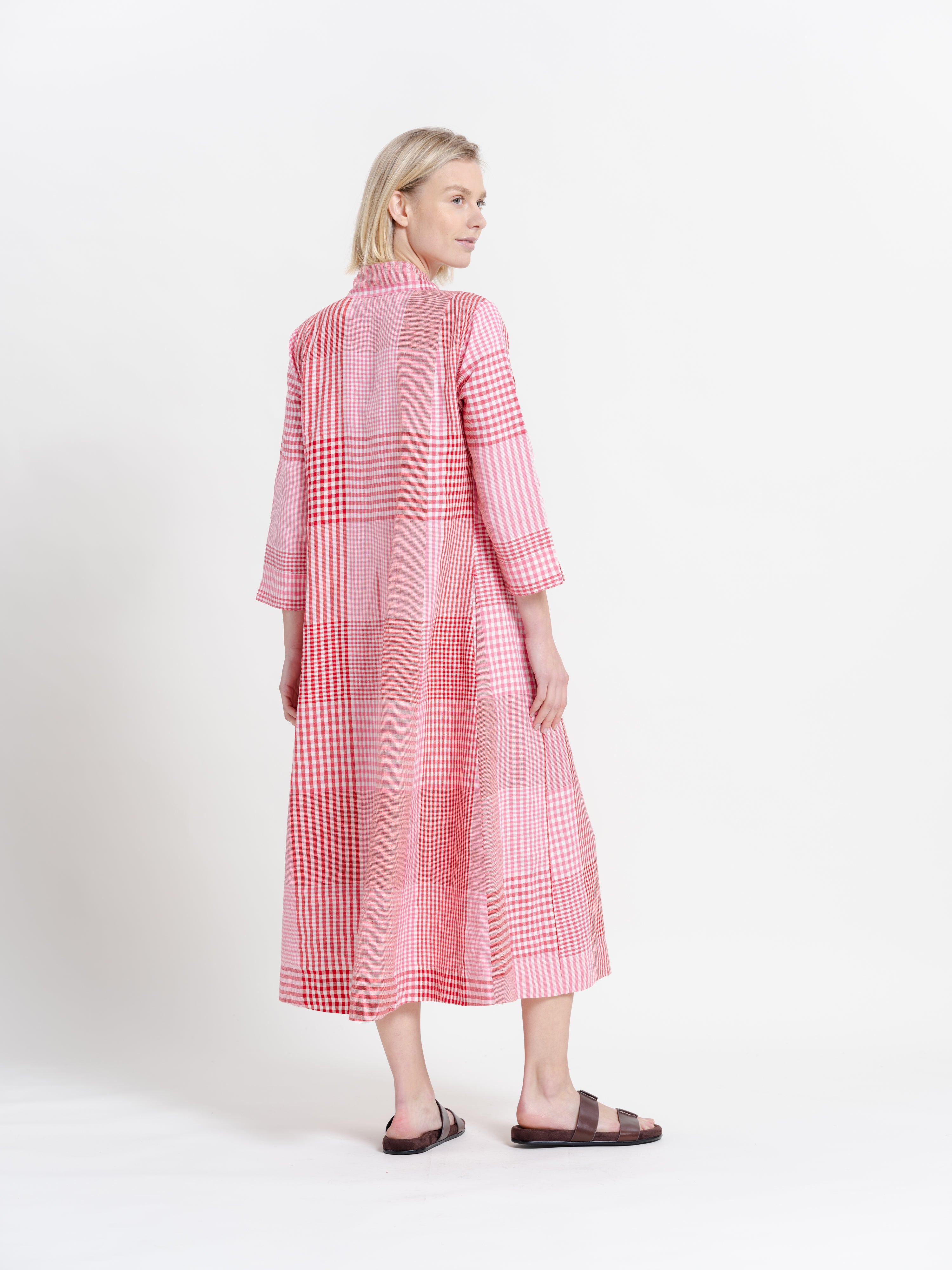 The Irregular Check Easy Summer Dress