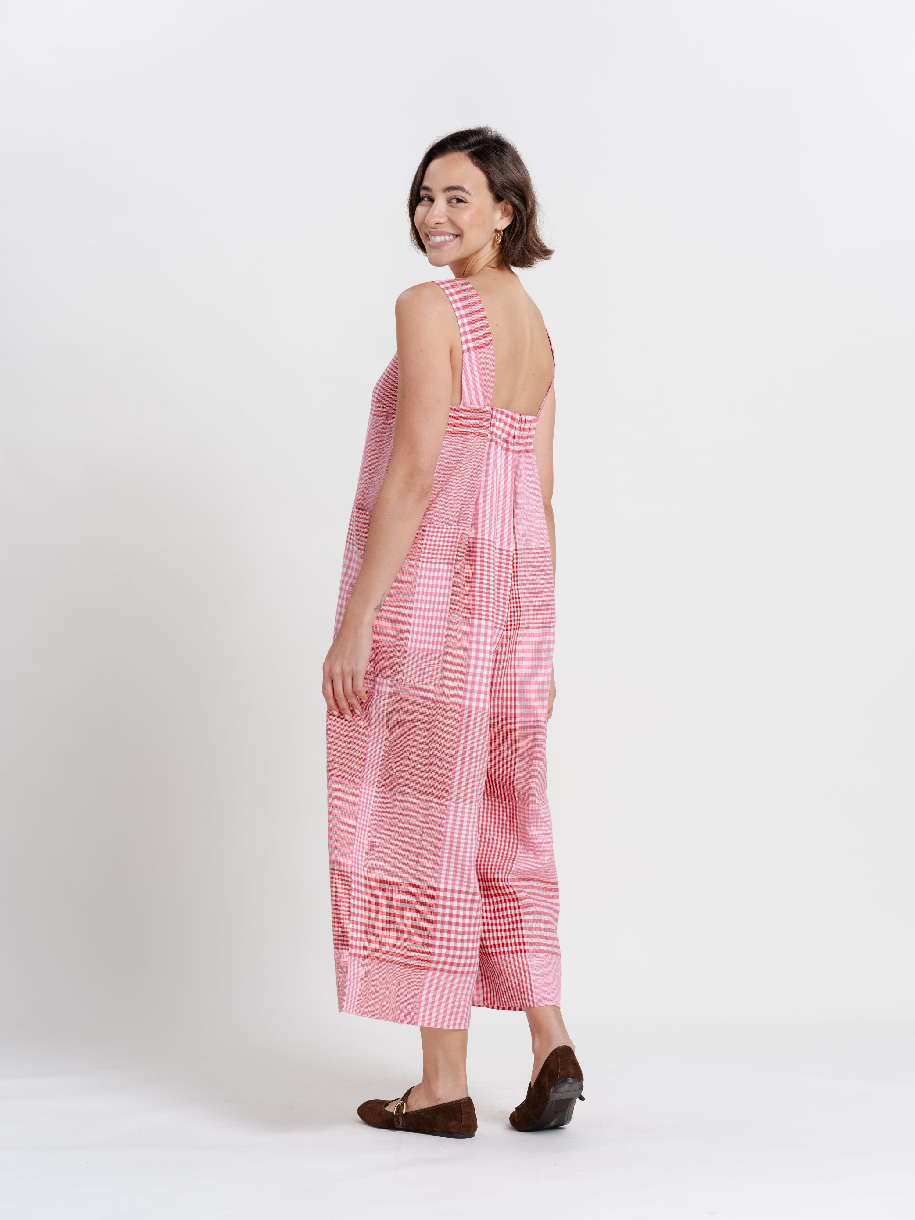 The Irregular Check Jumpsuit