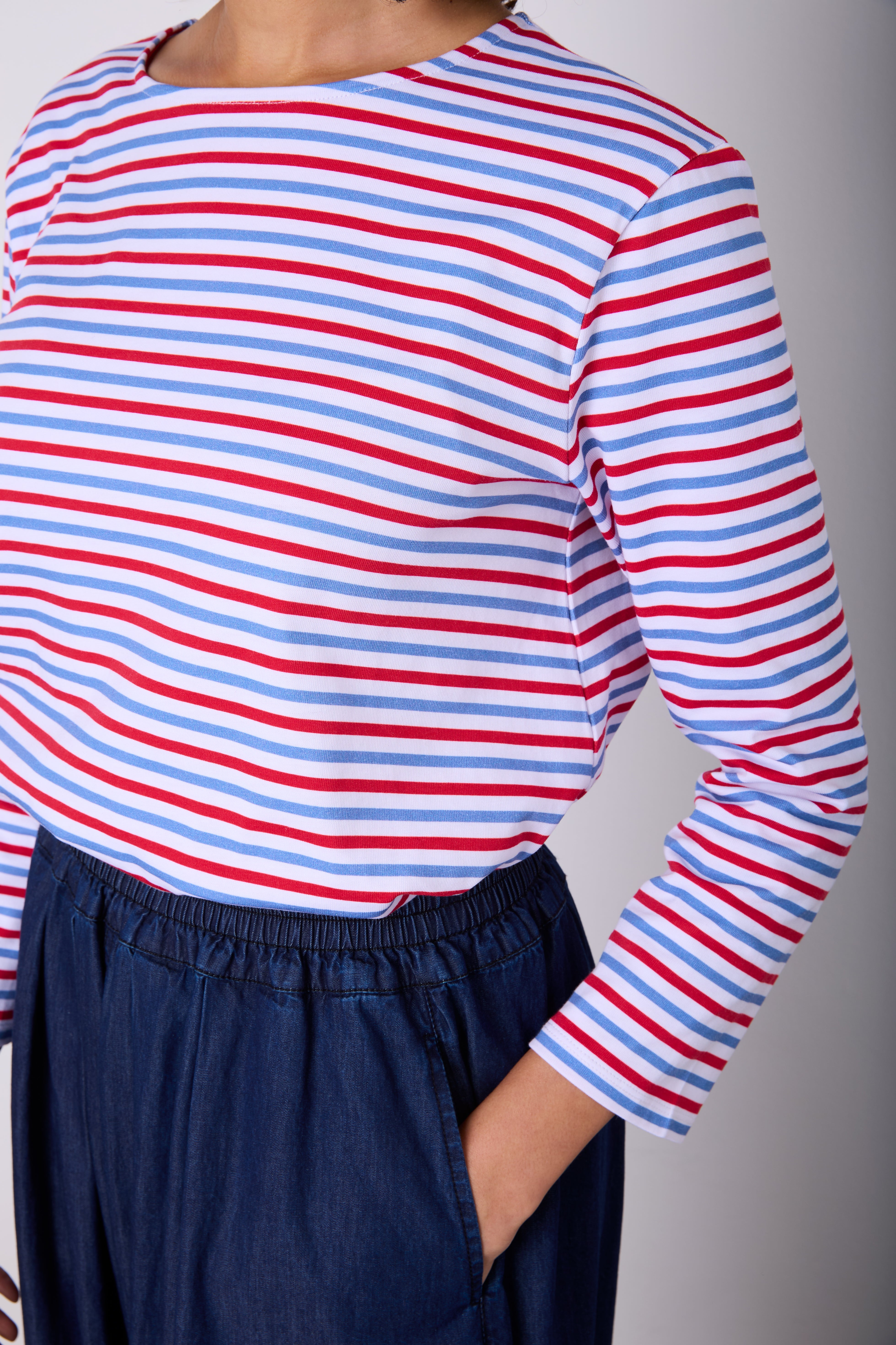 The Striped Jersey Top