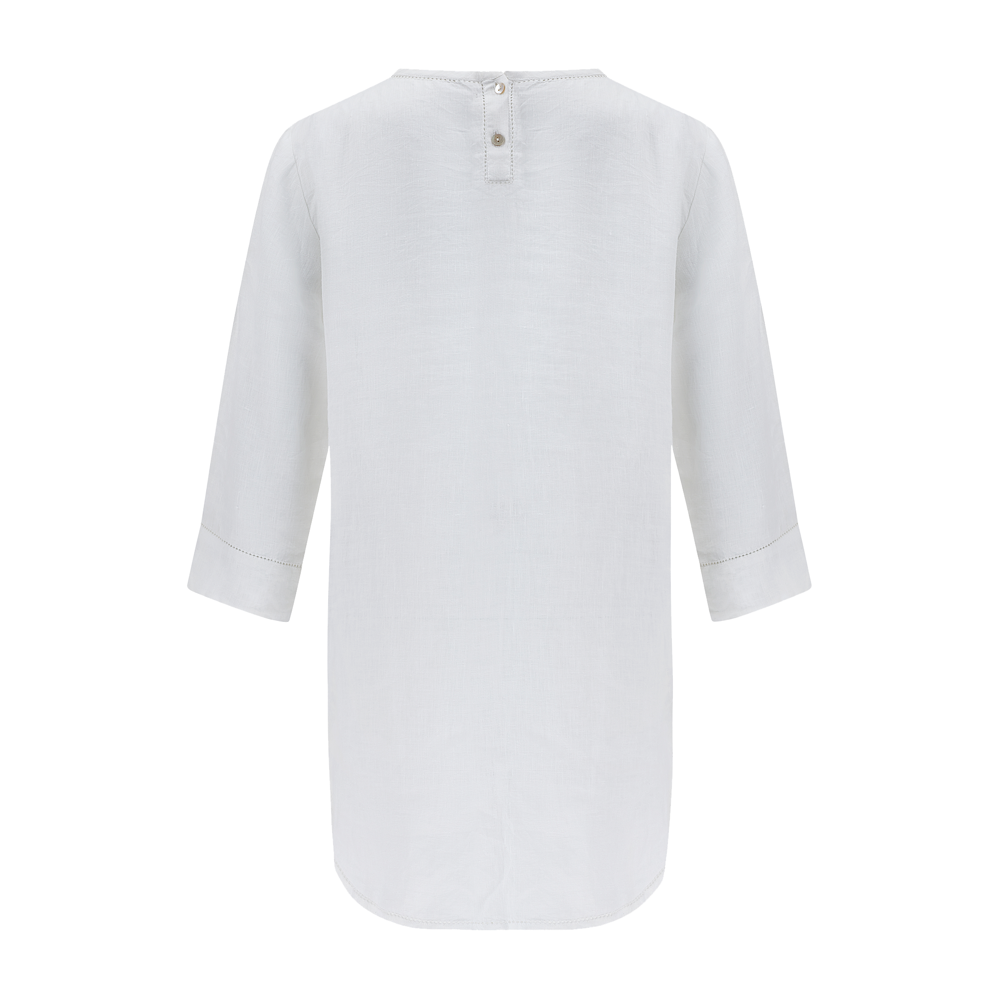 The Round Neck Linen Top