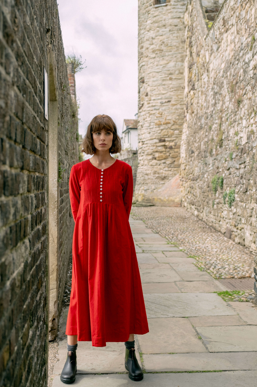 The Pintuck Dress