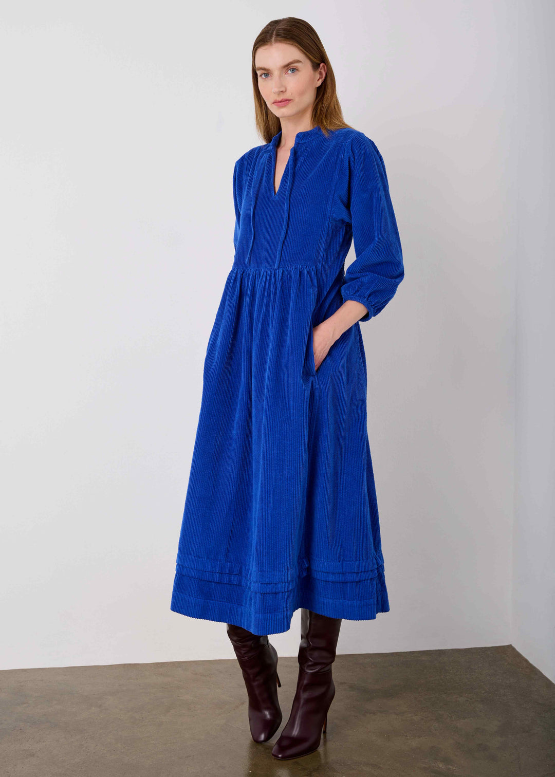 sachin and babi light blue dress NICOLE RICHIE FASHION: In Nicole's closet: Winter Kate