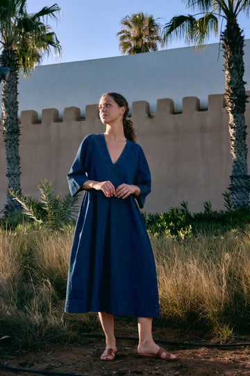 Kate Barton Women's Summer Dress | Dark Blue